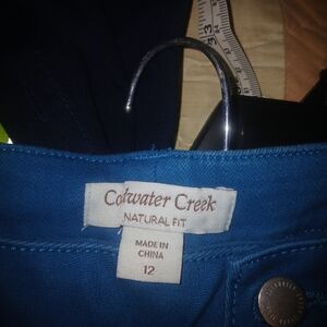 Coldwater Creek Women's Natural Fit Straight Leg Jeans - Blue